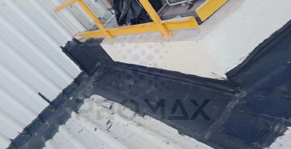 Crown Paper Mills - metal roof waterproofing project by Promax in Dubai, UAE